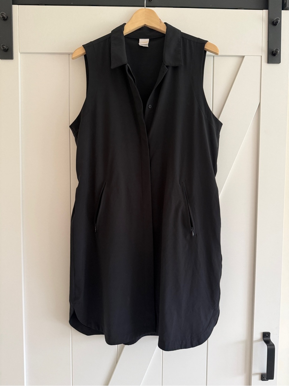 Lole Sleeveless Black Tunic Dress
